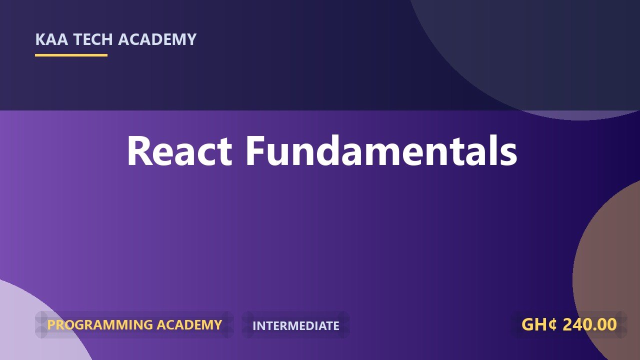 React Fundamentals